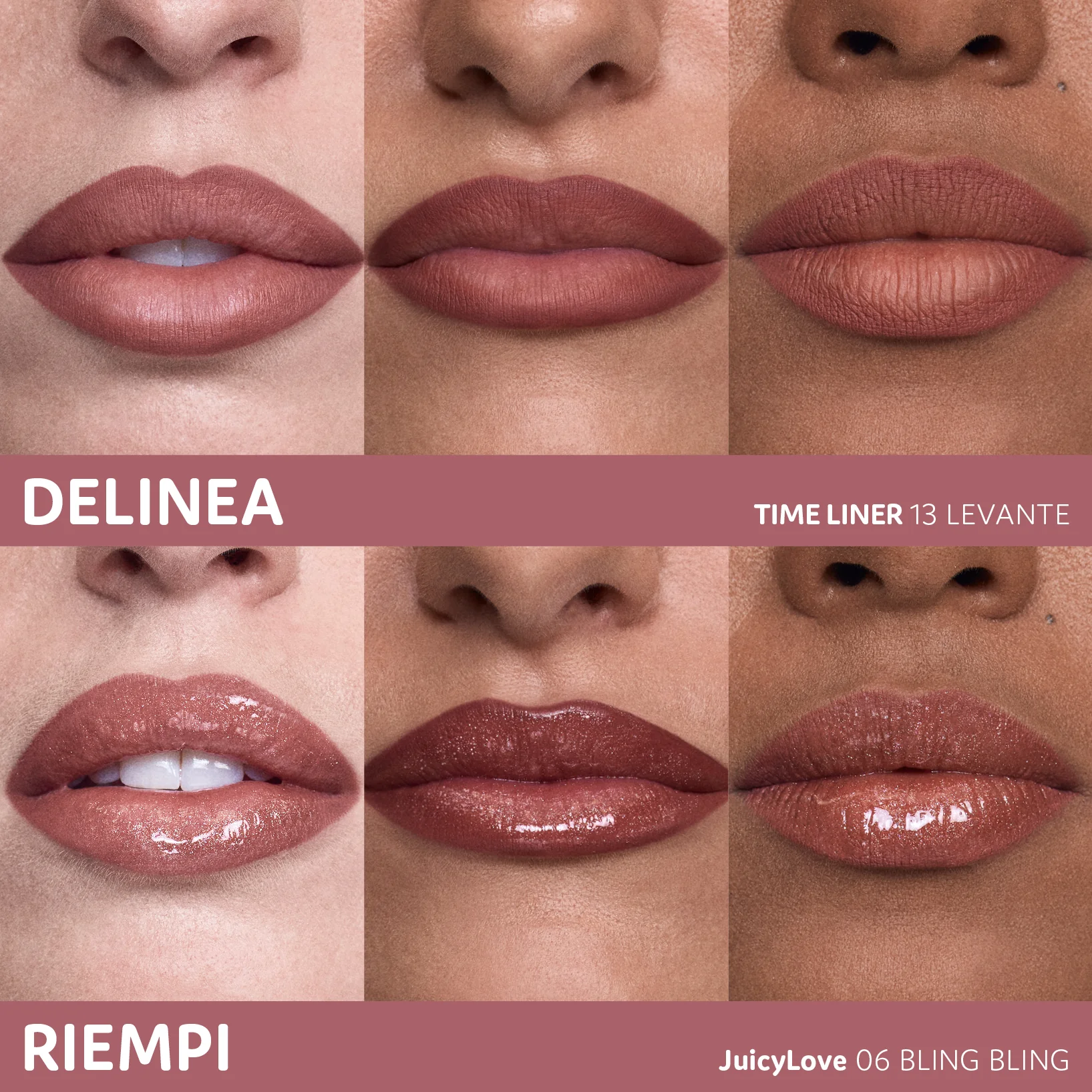 ClioMakeUp + Overskin BEAUTY LEAGUE LIP KIT 02 - Image 4